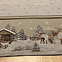 Tapestry tablecloth, scarf and place setting WINTER LANDSCAPE