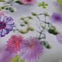 Decorative fabric 3D FLOWERS