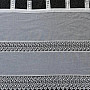 Curtain on loops white W20683
