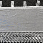 Curtain on loops white W20683