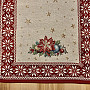 Christmas tapestries tablecloths and scarves CHRISTMAS STAR II red