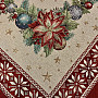 Christmas tapestries tablecloths and scarves CHRISTMAS STAR II red