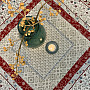 Tapestry tablecloth, scarf FLOWERS IN THE FRAME