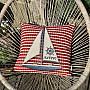 Tapestry cushion cover Sailboat