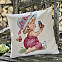 Tapestry pillowcase Little girl