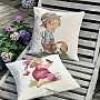 Tapestry pillowcase Little girl