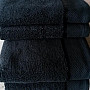 Towel and bath towel MICRO black