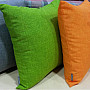 Decorative cushion cover EDGAR 202 ORANGE