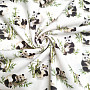 Cotton fabric PANDA