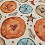 Christmas decoration fabric VILLAGE CHRISTMAS 2