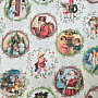 Christmas decoration fabric VICTORIAN CHRISTMAS