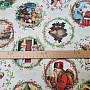 Christmas decoration fabric VICTORIAN CHRISTMAS