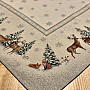 Tapestry tablecloth and scarf ANIMALS AT THE TREE