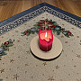 Christmas tapestries tablecloths and scarves CHRISTMAS STAR II blue