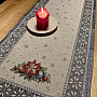 Christmas tapestries tablecloths and scarves CHRISTMAS STAR II blue