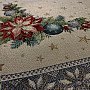 Christmas tapestries tablecloths and scarves CHRISTMAS STAR II blue