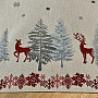 Christmas tapestry tablecloths and scarves TREES WITH DEER