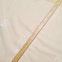 Luxurious embroidered curtain WHITE WITH FLOWERS 11745/290
