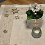 Embroidered Christmas tablecloth, Star shawl