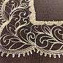 Embroidered tablecloth gray