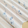 Stained glass curtain BLUE EMBROIDERY
