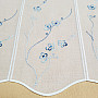 Stained glass curtain BLUE EMBROIDERY