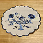 Embroidered tablecloths ONION BLUE-WHITE