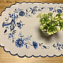 Embroidered tablecloths ONION BLUE-WHITE