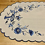 Embroidered tablecloths ONION BLUE-WHITE