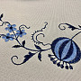 Embroidered tablecloths ONION BLUE-WHITE