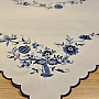 Embroidered tablecloths ONION BLUE-WHITE