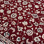 Woolen carpet SAPHIR bordo allover flower