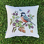 Tapestry cushion cover A HAWK BIRD ON A BARBERRY