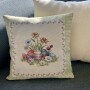 Tapestry pillowcase Easter eggs in a frame