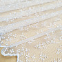 Luxury embroidered curtain TINY WHITE Twig