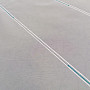 Voile curtain stripes - turquoise