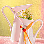 Porcelain jug white 23 cm