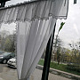 Finished curtain - set: 2 pcs curtains 1 pcs ruffled with lace