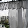 Finished curtain - set: 2 pcs curtains 1 pcs ruffled with lace