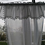 Finished curtain - set: 2 pcs curtains 1 pcs ruffled with lace