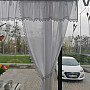 Finished curtain - set: 2 pcs curtains 1 pcs ruffled with lace