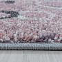 Luxury children's piece rug FUNNY space gray