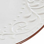 Shallow plate BEIGE RELIEF 27.5x2cm beige