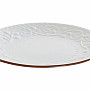 Dessert plate WHITE RELIEF 21x2.5cm