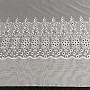 Luxury embroidered curtain Melania white 17560