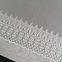 Luxury embroidered curtain Melania white 17560