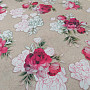 Geraldine Rose 3D decorative fabric