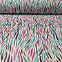 Decorative fabric Izaro purple-turquoise