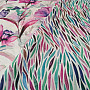 Decorative fabric Izaro purple-turquoise