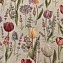 Tapestry tablecloth, scarf Spring-tulips